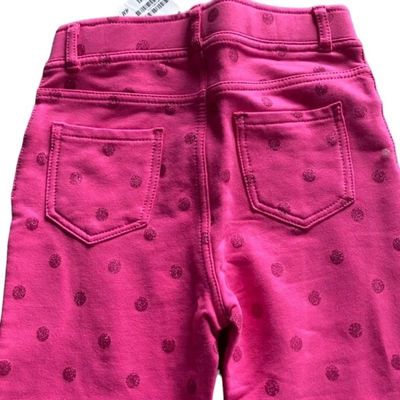 H & M NEW NWT PINK GIRLS LEGGINGS PANTS BOTTOMS SIZE 10 LARGE (8-9 YEARS) - Picture 2 of 4